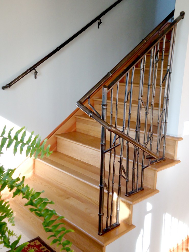 Bamboo Interior Railing San Francisco by Sculptural Accents