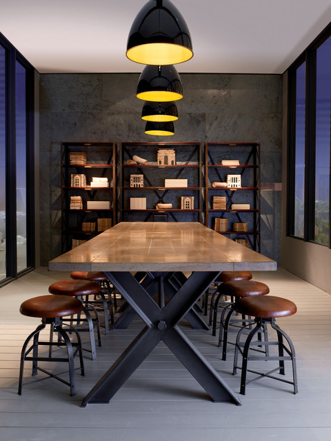 Syntaxe Dining Table industrial-dining-room