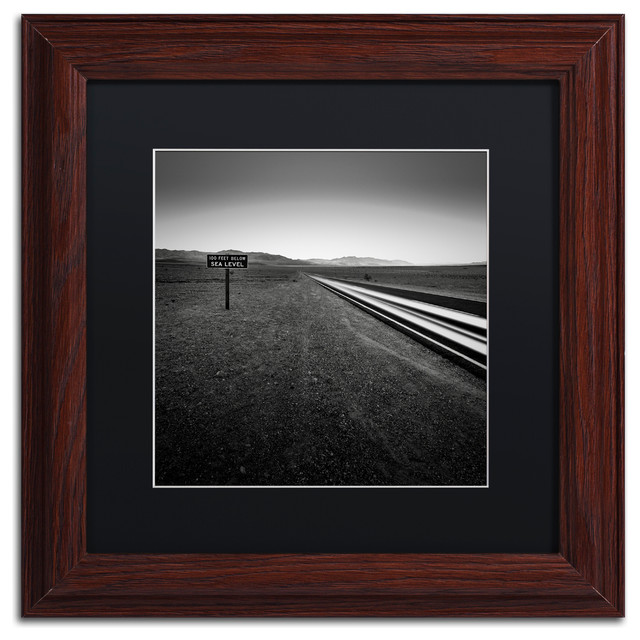 'Low' Matted Framed Canvas Art by Dave MacVicar