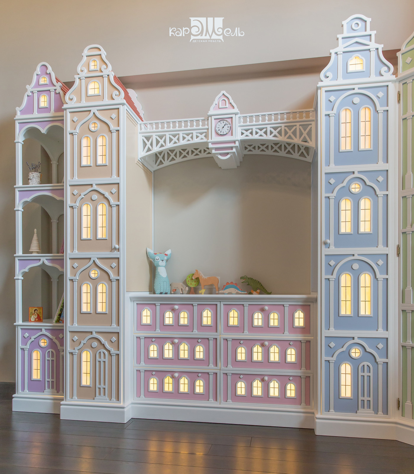 Интерьер детской комнаты в загородном доме