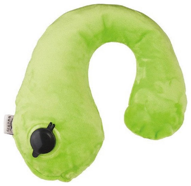 Bucky Gusto Neck Pillow, Wild Lime Contemporary Bed Pillows by