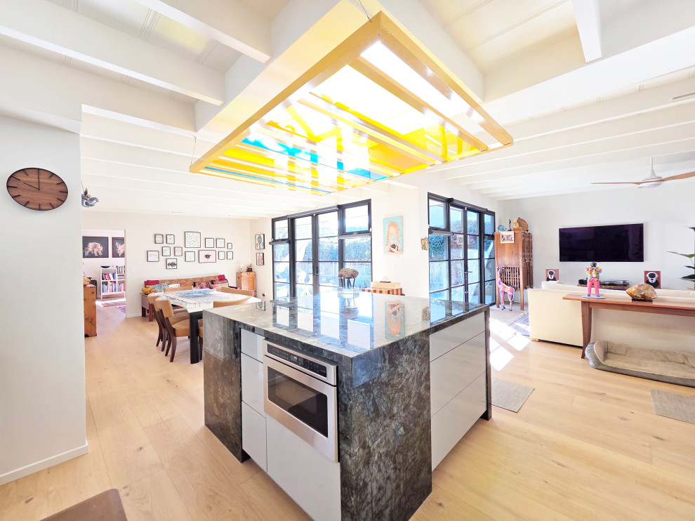 Mid-Century Modern House with Contemporary Art Collection