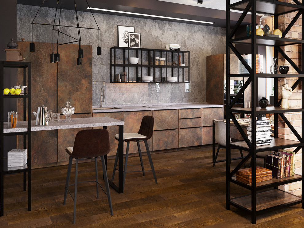 3 D Visualization of living room. Design by Set Bureau.