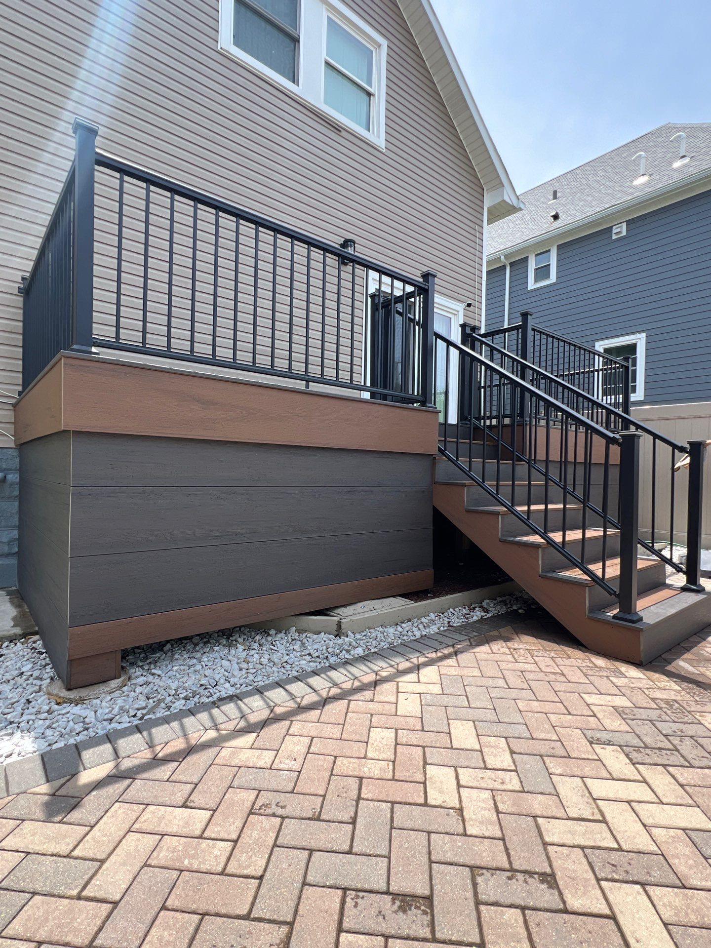 Rear deck Oak Park