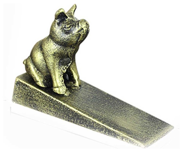 Retro Metal Door Stopper Slip Resistant And Multi Surface Design