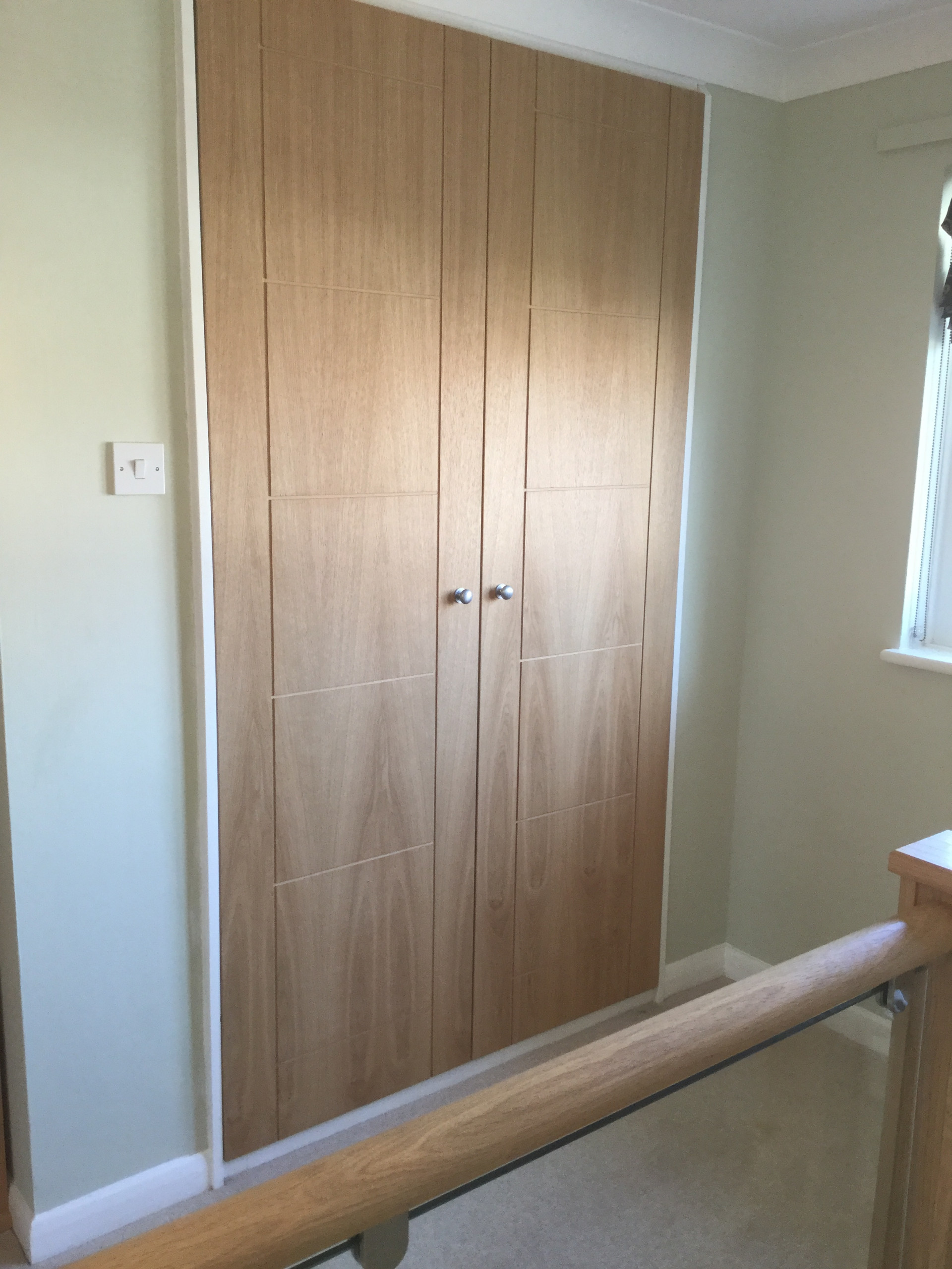 Oak Veneered Cupboard Doors