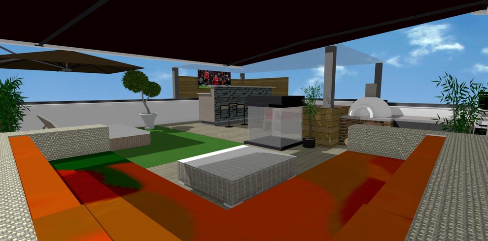 Luxurious Penthouse with Roof Terrace, Manchester