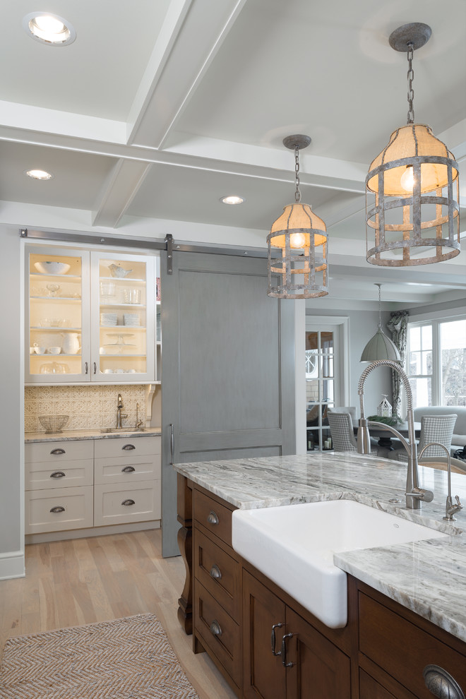 Transitional kitchen photo in Grand Rapids