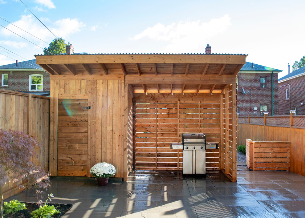 Design ideas for a modern shed and granny flat in Toronto.
