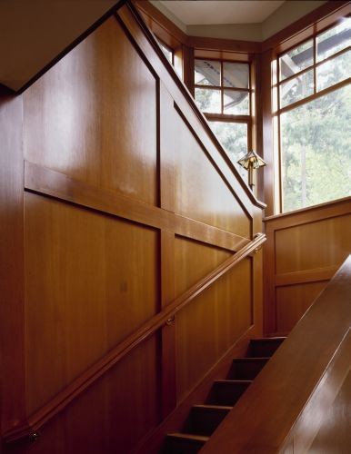 Photo of a traditional staircase in Seattle.