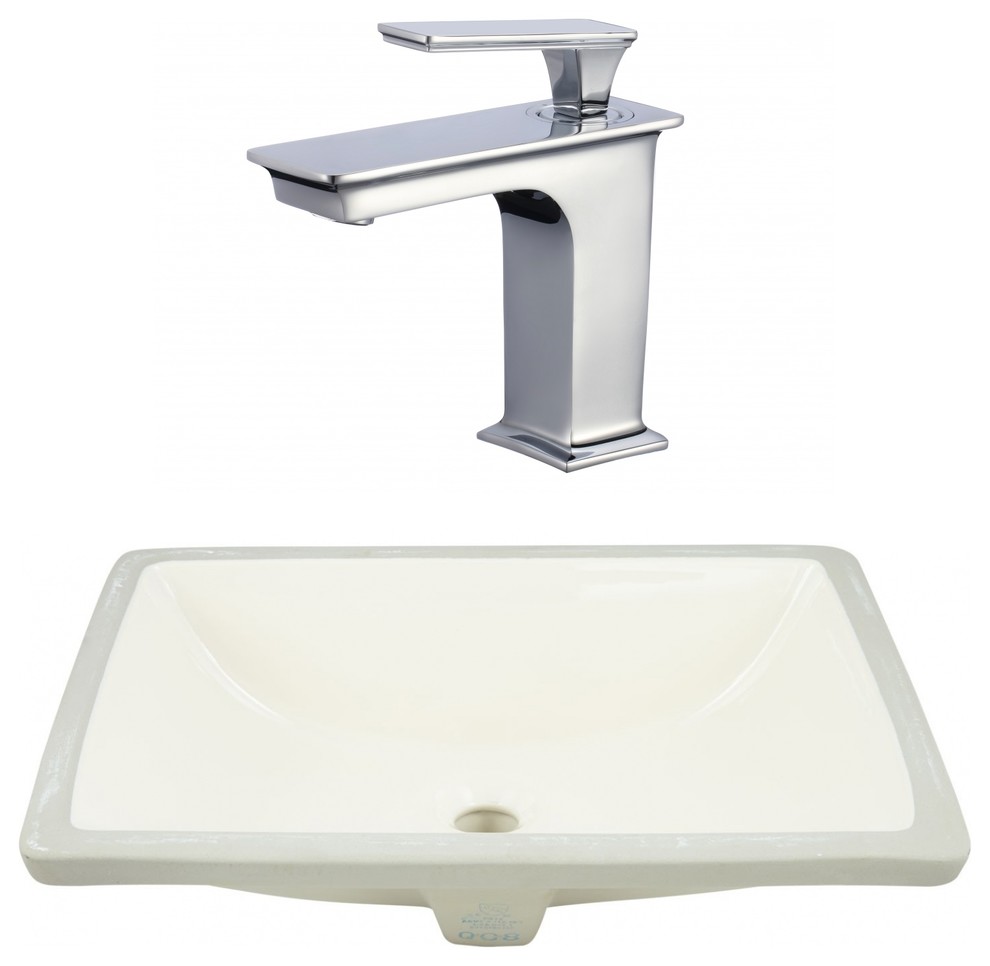 20.75 in. Undermount Sink with Single Hole CUPC Faucet