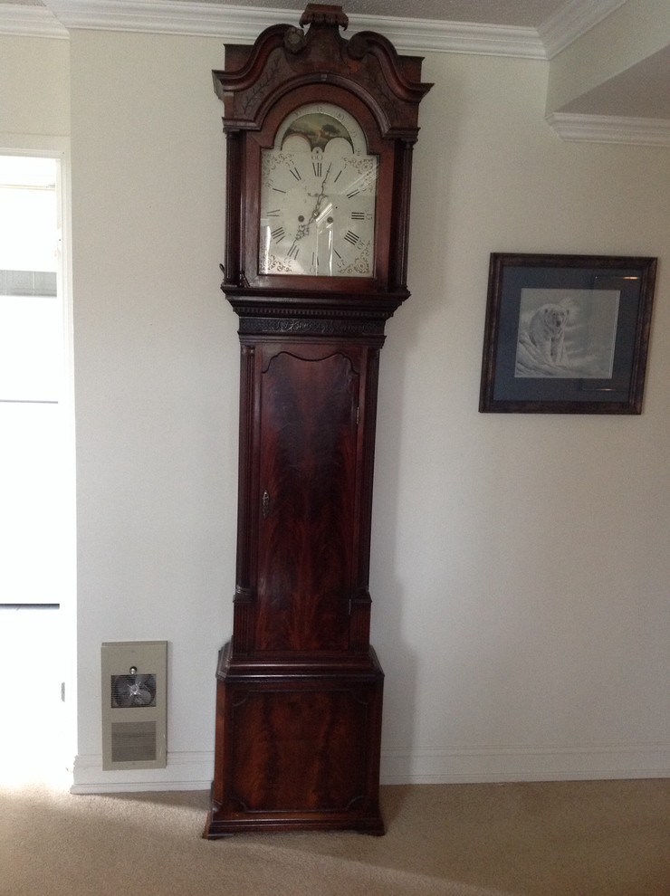 Help for placement of antique Grandfather clock