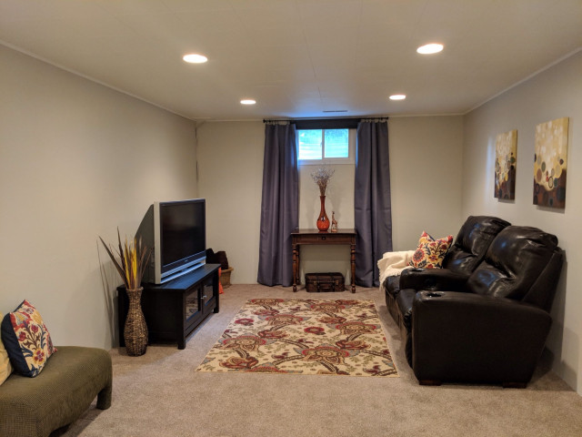 Staging basement after 