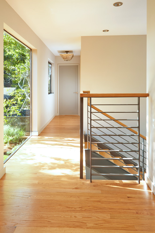 Inspiration for a contemporary hallway remodel in San Francisco