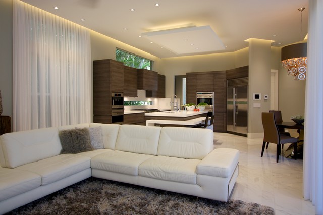 Cool, Not Cold, Contemporary Makeover modern-kueche