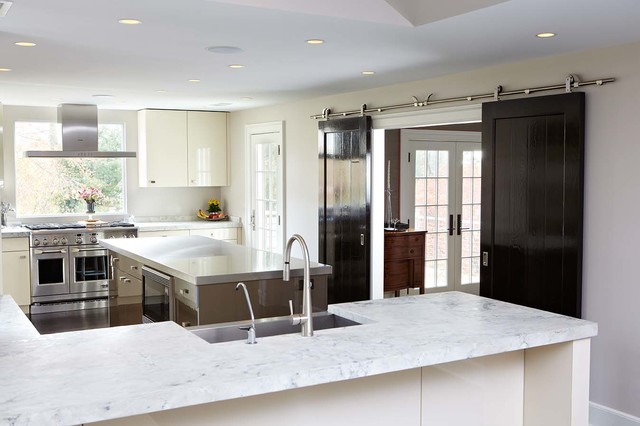 Open floor plan kitchen renovation contemporary-kitchen