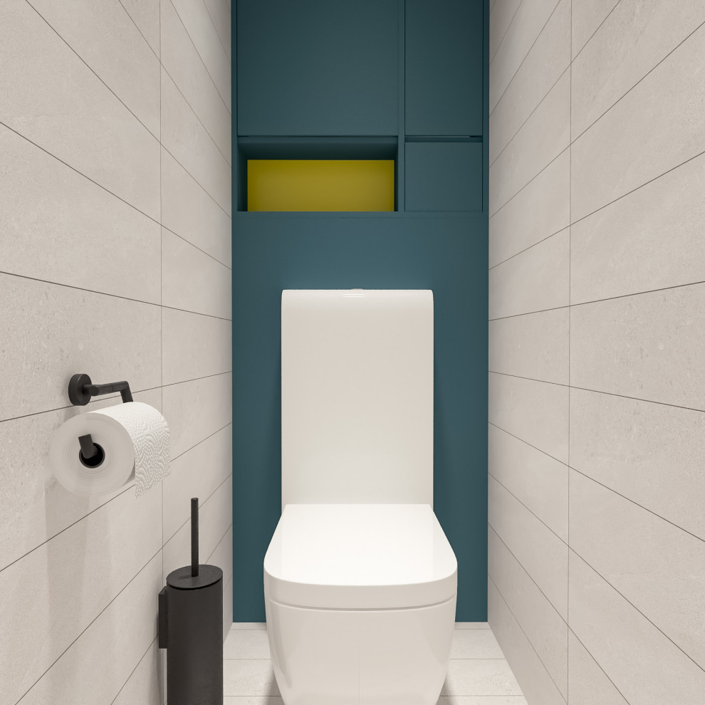 2020. 05. 02. Проект дизайна интерьера квартиры (ванная комната и санузел 2)