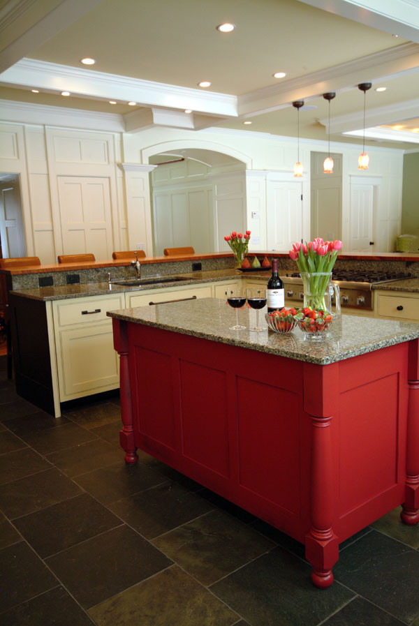 Photo of a transitional kitchen in Burlington.