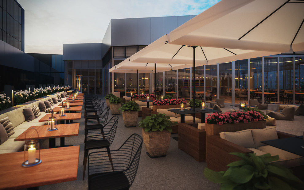 летняя терраса ресторана Локал