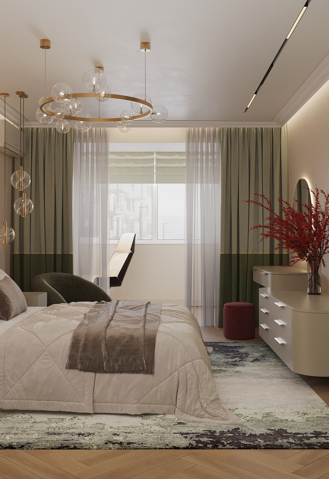 интерьер квартиры, Татарстан, Альметьевск, 150м2