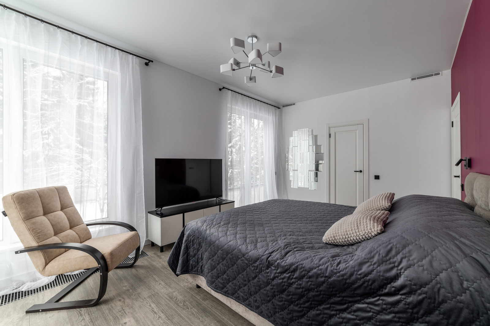 Дом в Назарьево 175 кв. м. Проектные решения 1-го этажа.