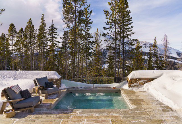 Lone Peak Retreat rustikal-pools