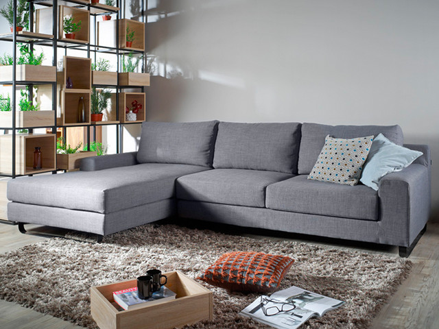 Ross L-shape Sofa - Contemporary - Living Room - Singapore - by ...