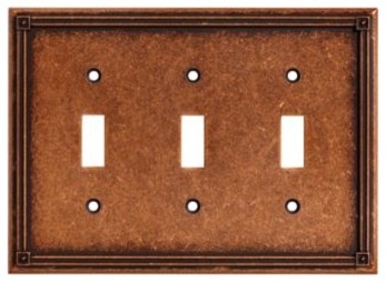 Liberty Hardware 135772 Ruston WP Collection 6.77 Inch Switch Plate