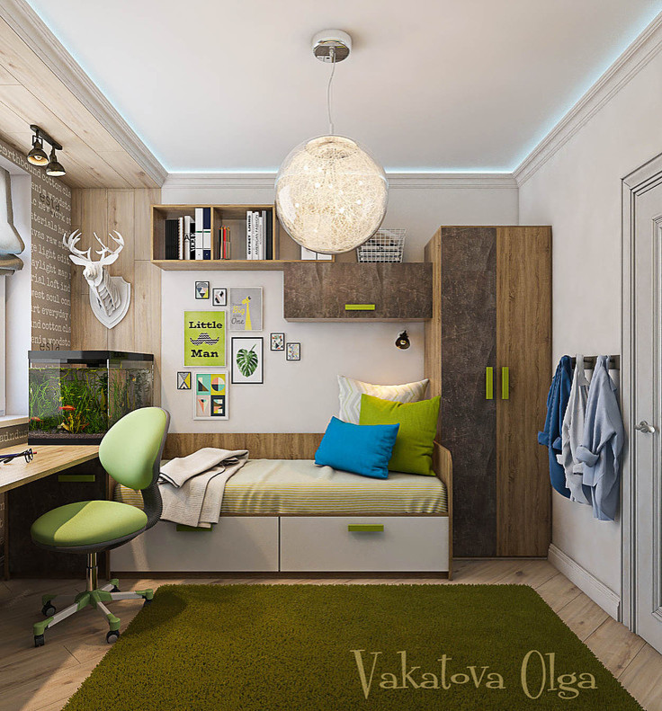 Интерьер детской для мальчика.