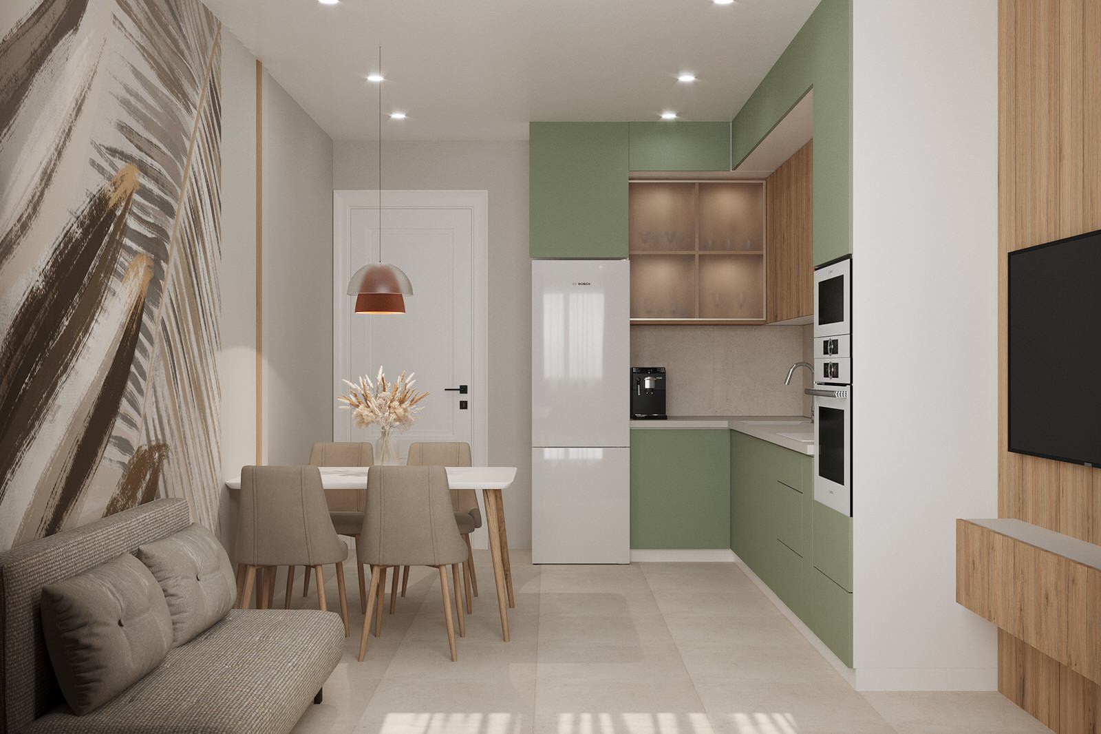 Трёхкомнатная квартира в Москве