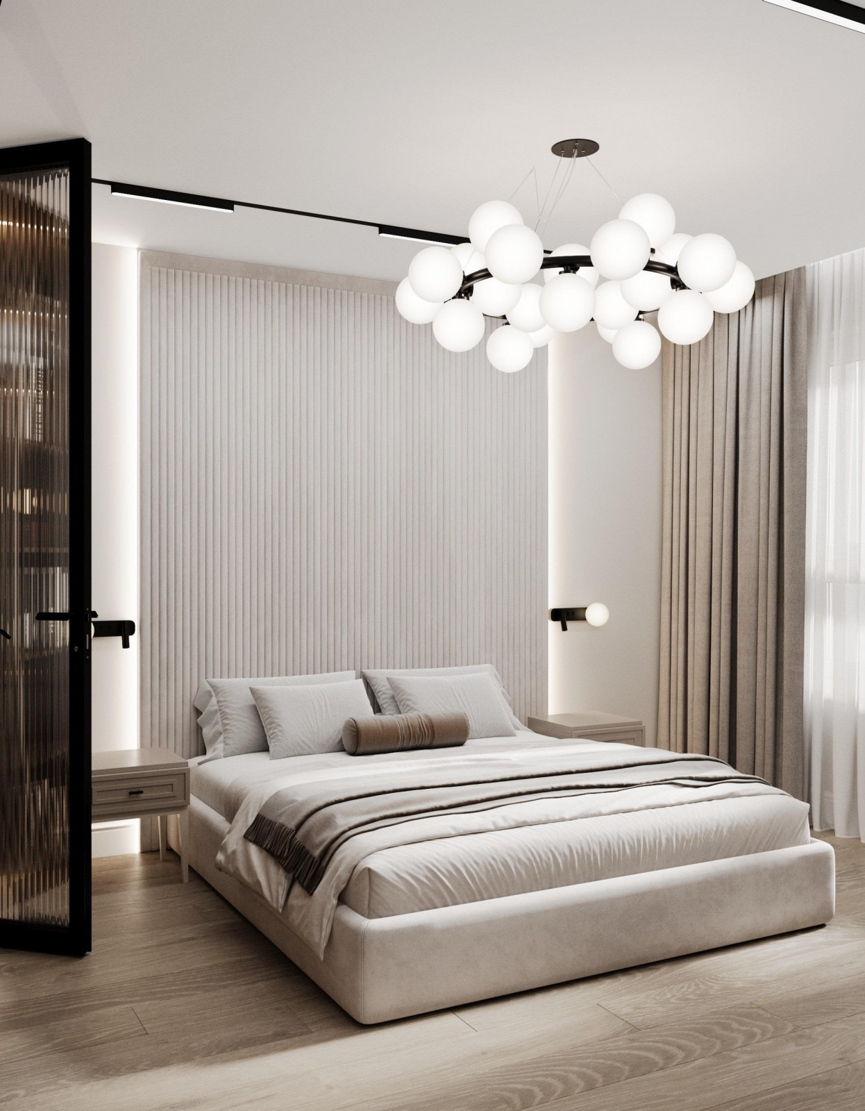 Квартира 54м2 в Анапе в стиле минимализм