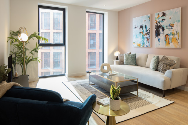 New Square contemporary-living-room
