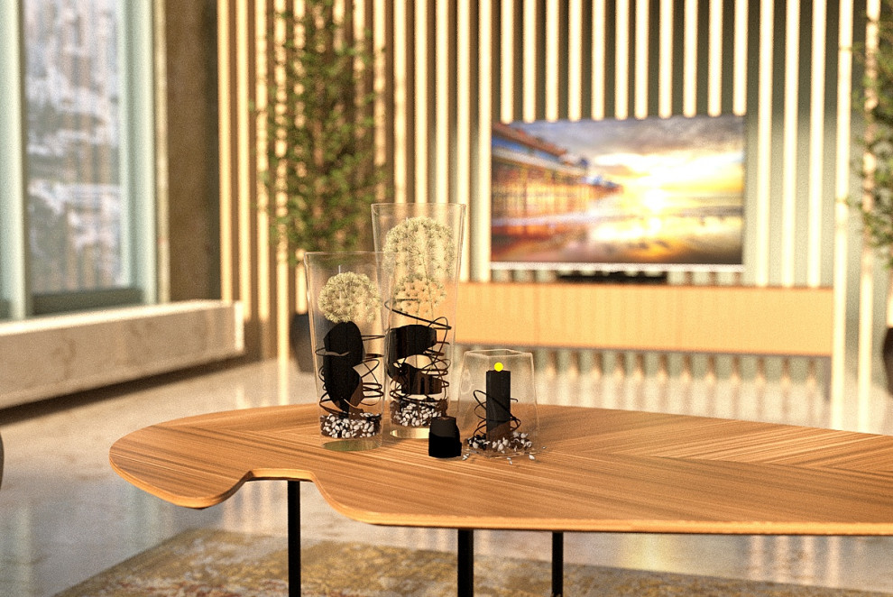 Гостиная в пентхаусе