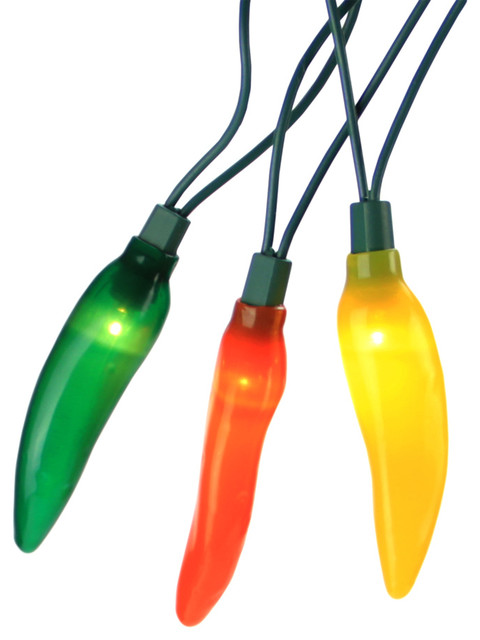 LED Chili Pepper Patio/Garden Novelty Christmas Lights - Contemporary - Holiday Lighting - by ...