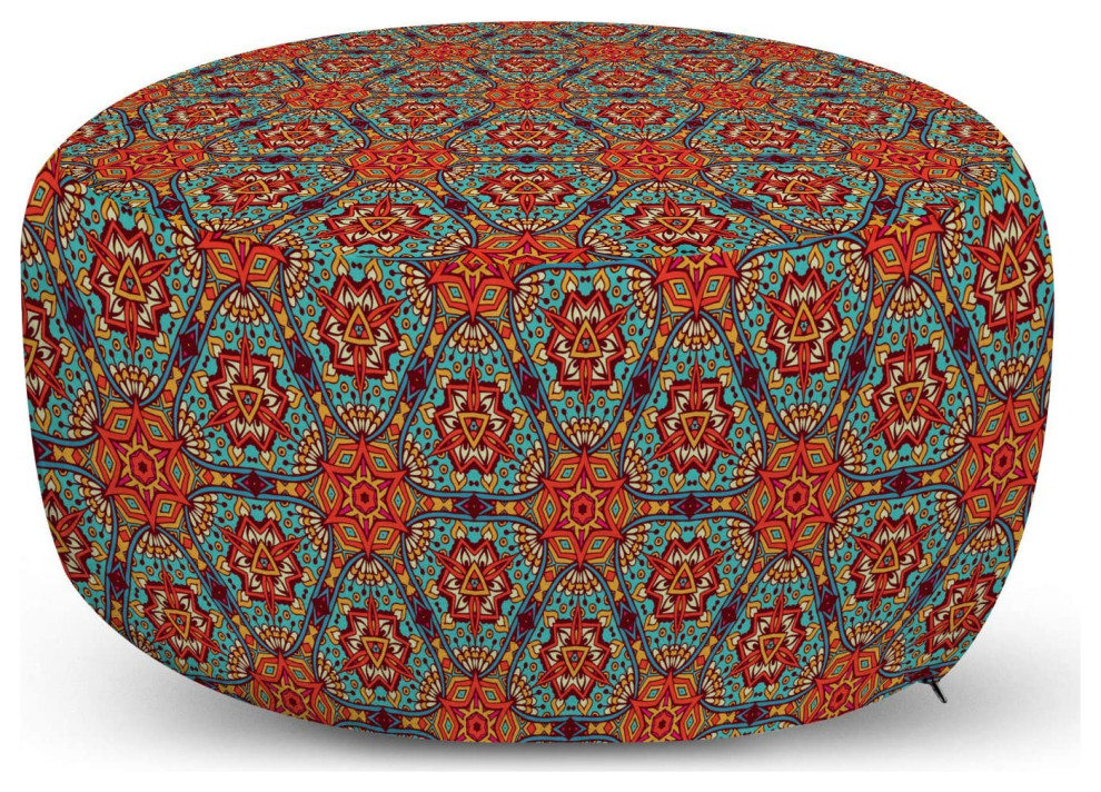 Decorative Soft Foot Rest with Removable Cover Living Room and Bedroom