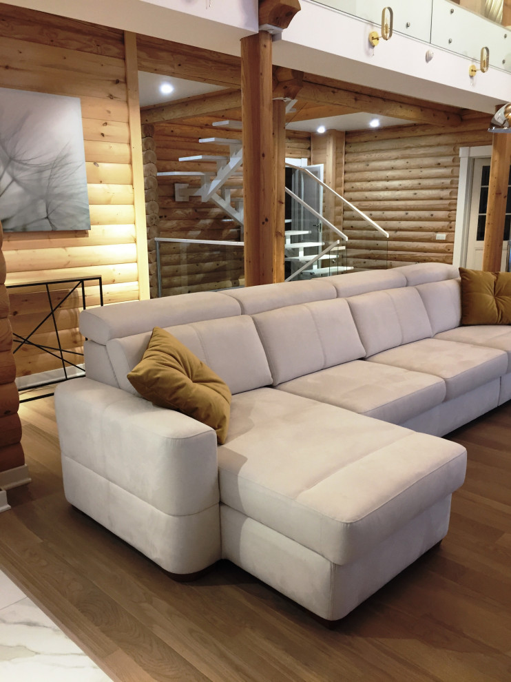 Деревянный дом в современном стиле