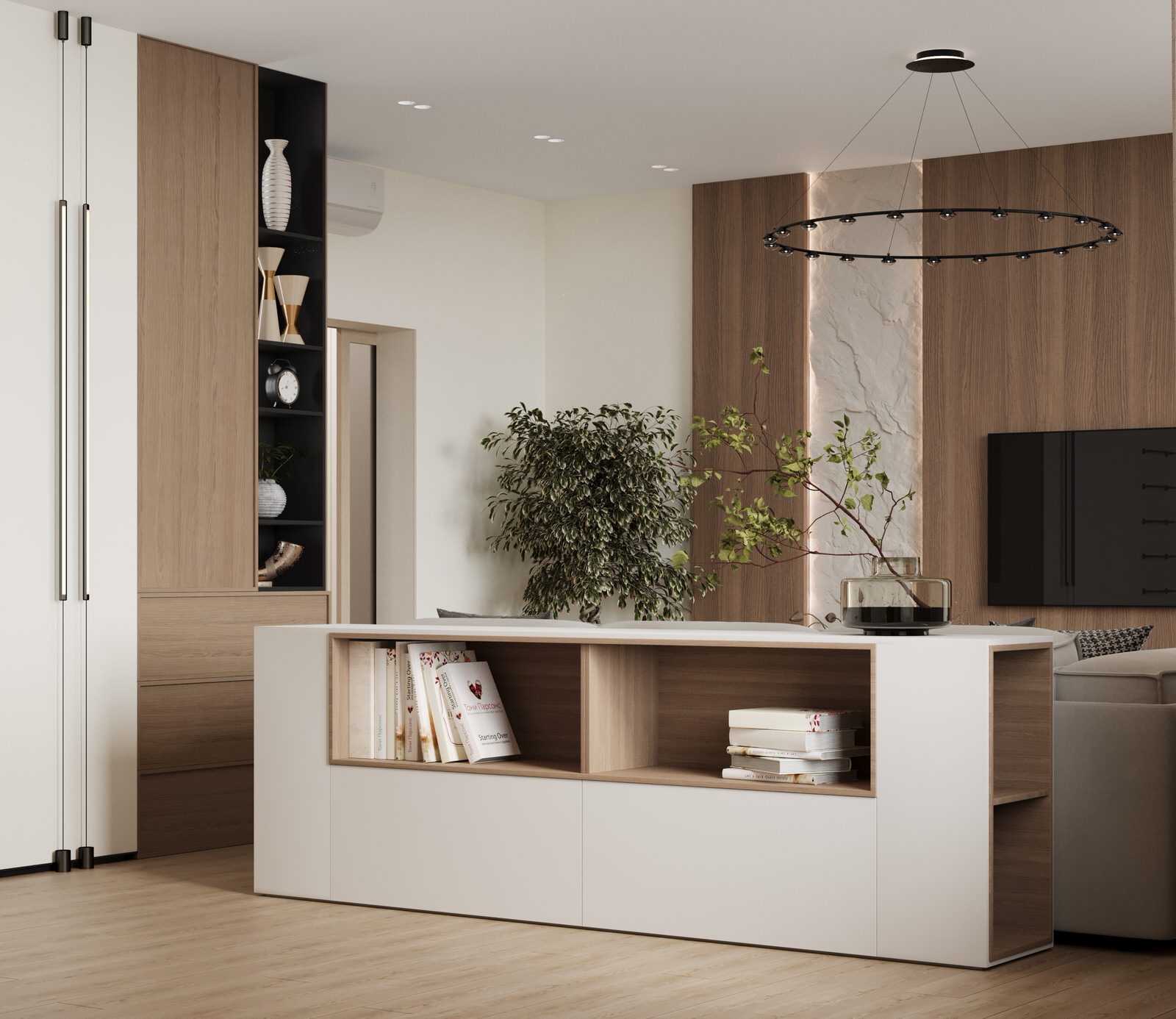 3 этаж частного жилого дома. Гостиная.