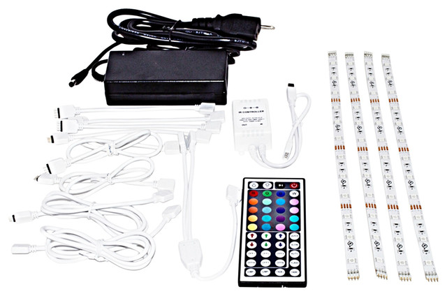 4 Strip Multicolored LED Kit