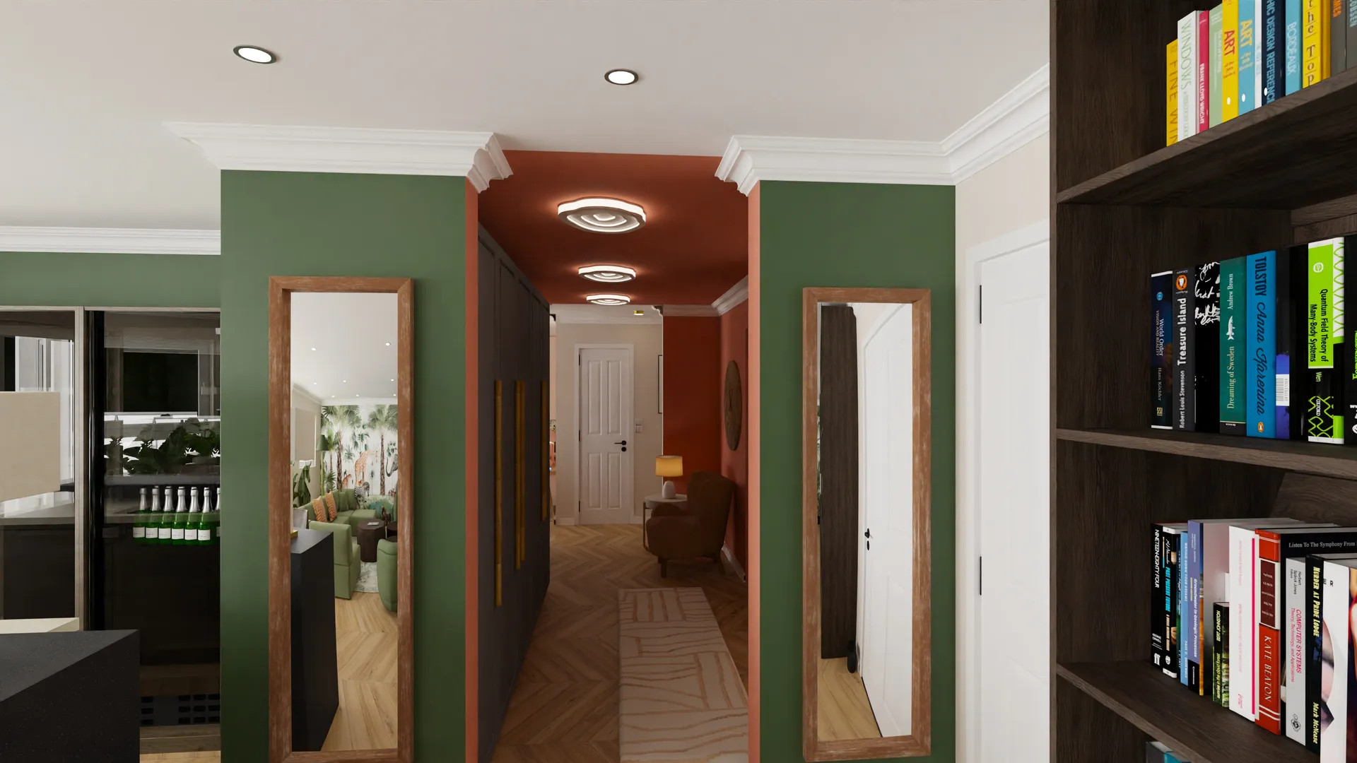 Rénovation complète, réunification de plusieurs appartements d'un petit immeuble