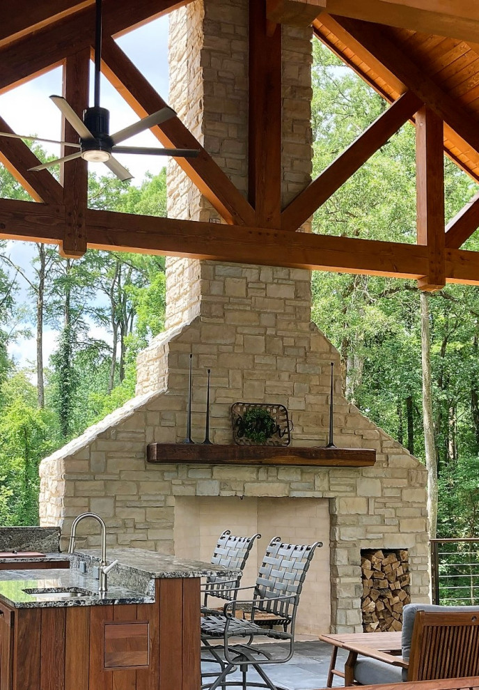 Timber Frame Outdoor Kitchen