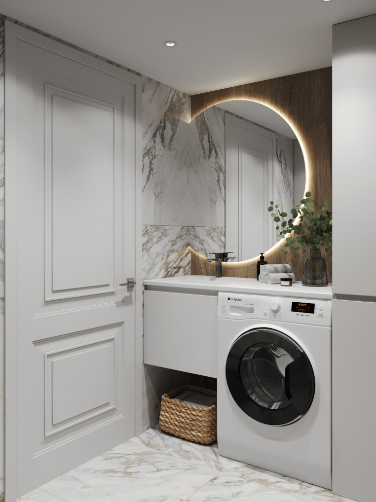 Дизайн интерьера студии с антресолью