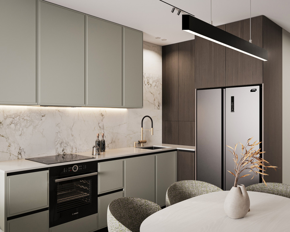 Дизайн-проект 3х-комнатной квартиры в "ЖК БелАрт", 78 кв.м