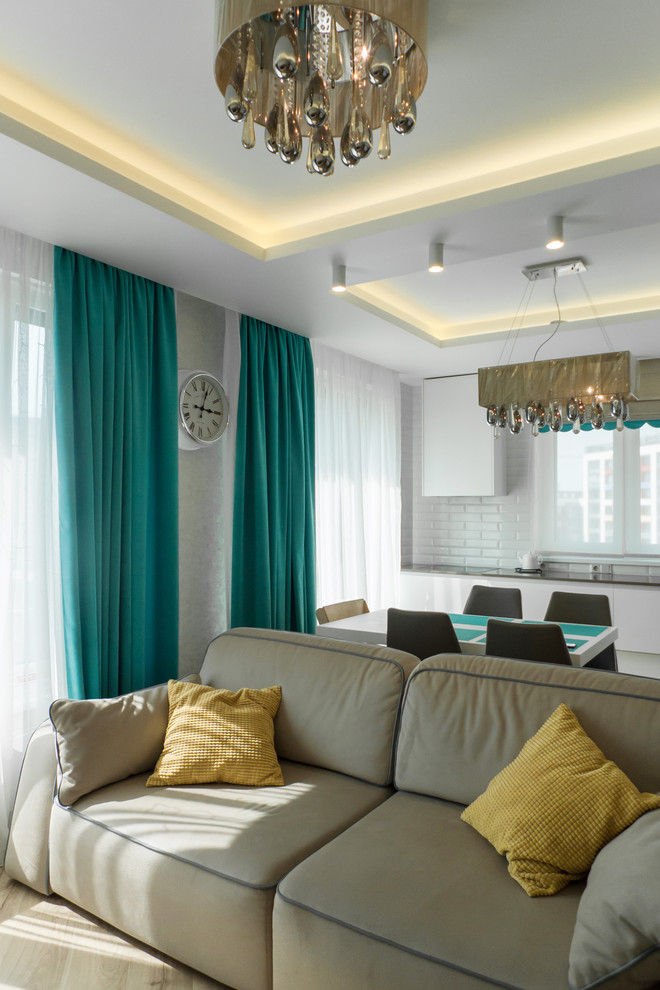 ЖК Легенда на Яхтенной кухня-гостиная