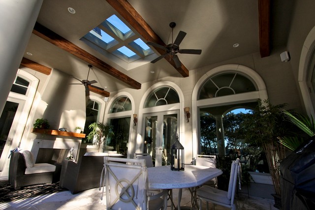 Hilton Head House mediterraneen-porche