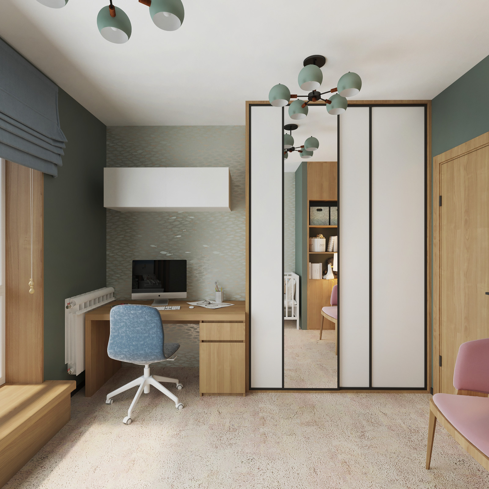 Акцентный Синий