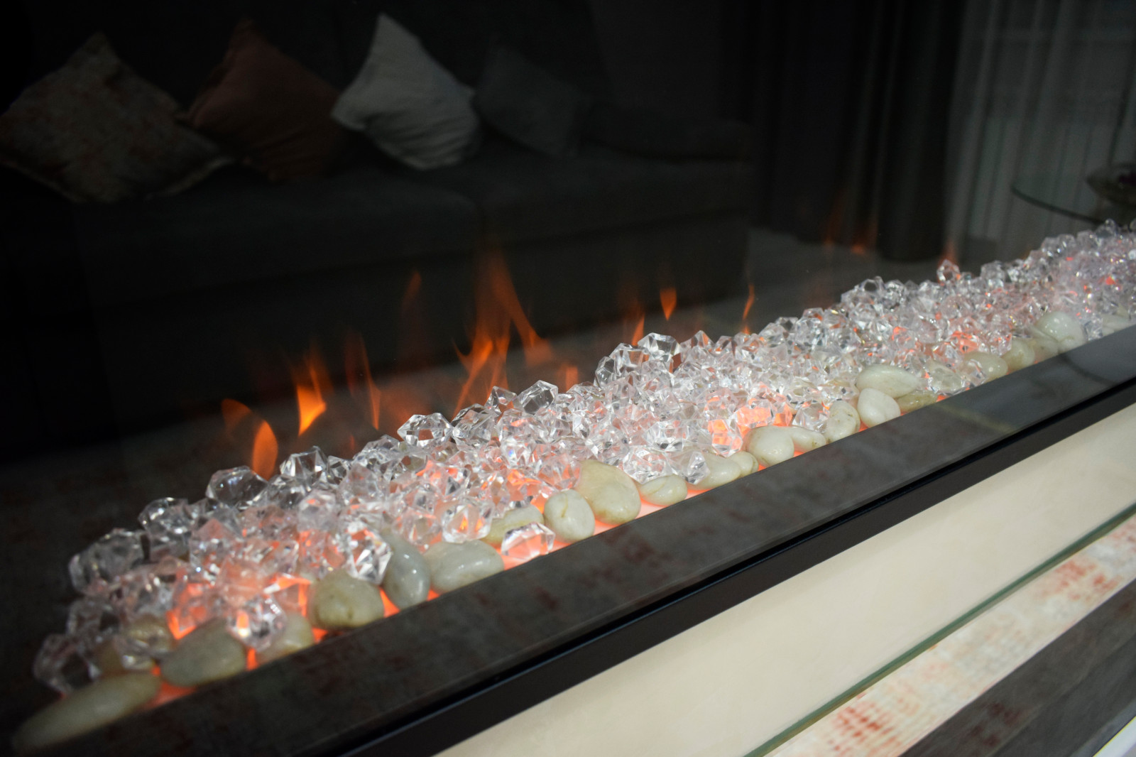 Реализация современной гостиной площадью 25кв.м