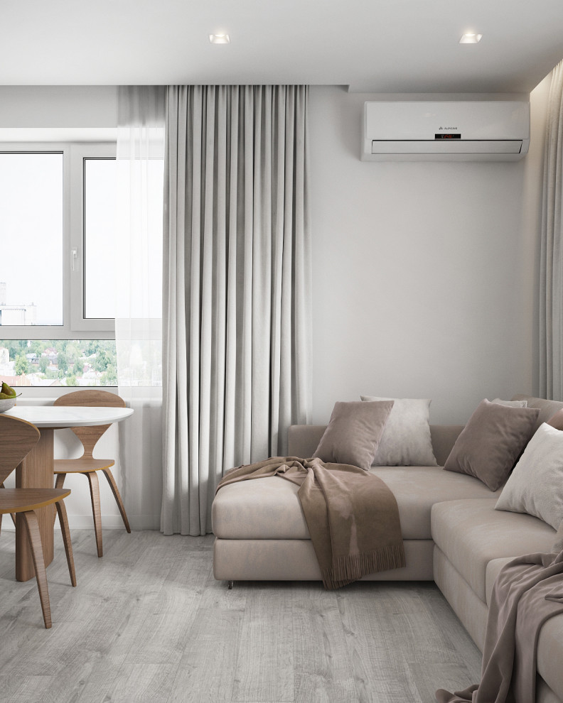 Светлый легкий интерьер для жизни