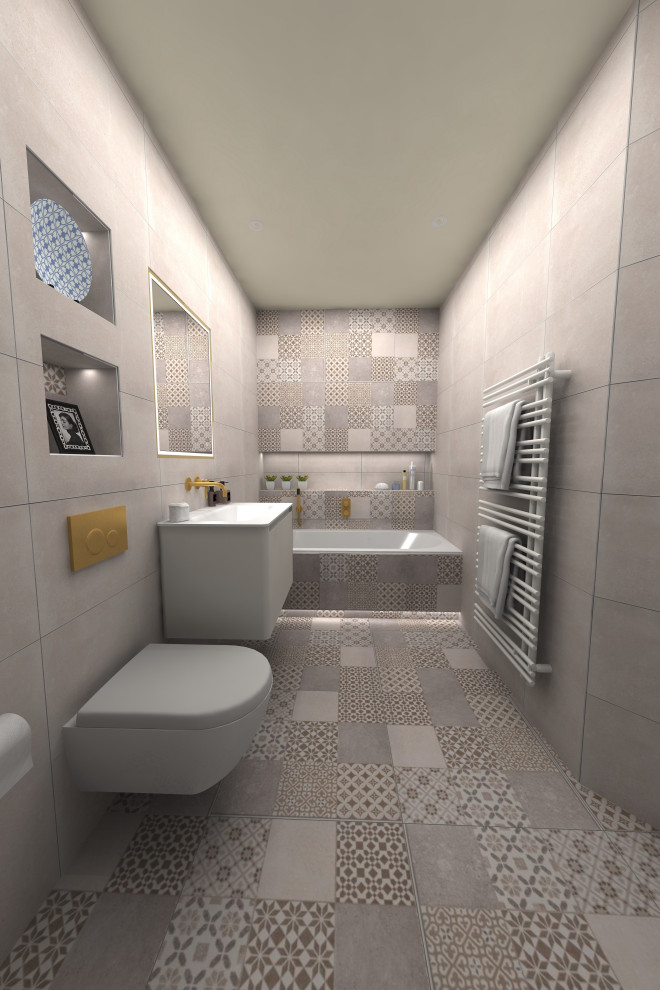 This is an example of a contemporary bathroom in Other.