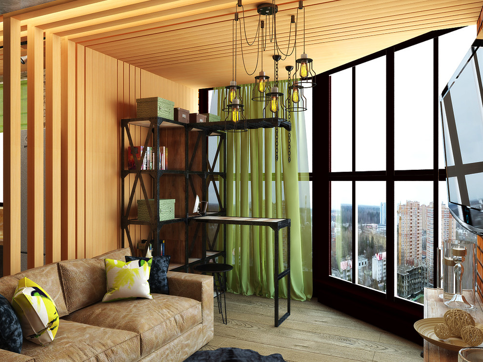 Однокомнатная квартира в стиле лофт