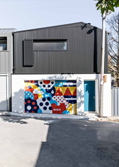 Rhythmic House contemporary-garage